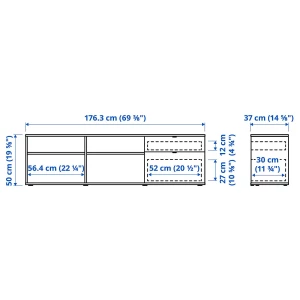 Второе фото. VIHALS Комбинация ТВ/полка ИКЕА