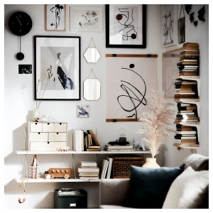 Второе фото. Держатель для постера - IKEA VISBÄCK/VISBACK, 61 см, бамбук, ВИСБЭКК ИКЕА