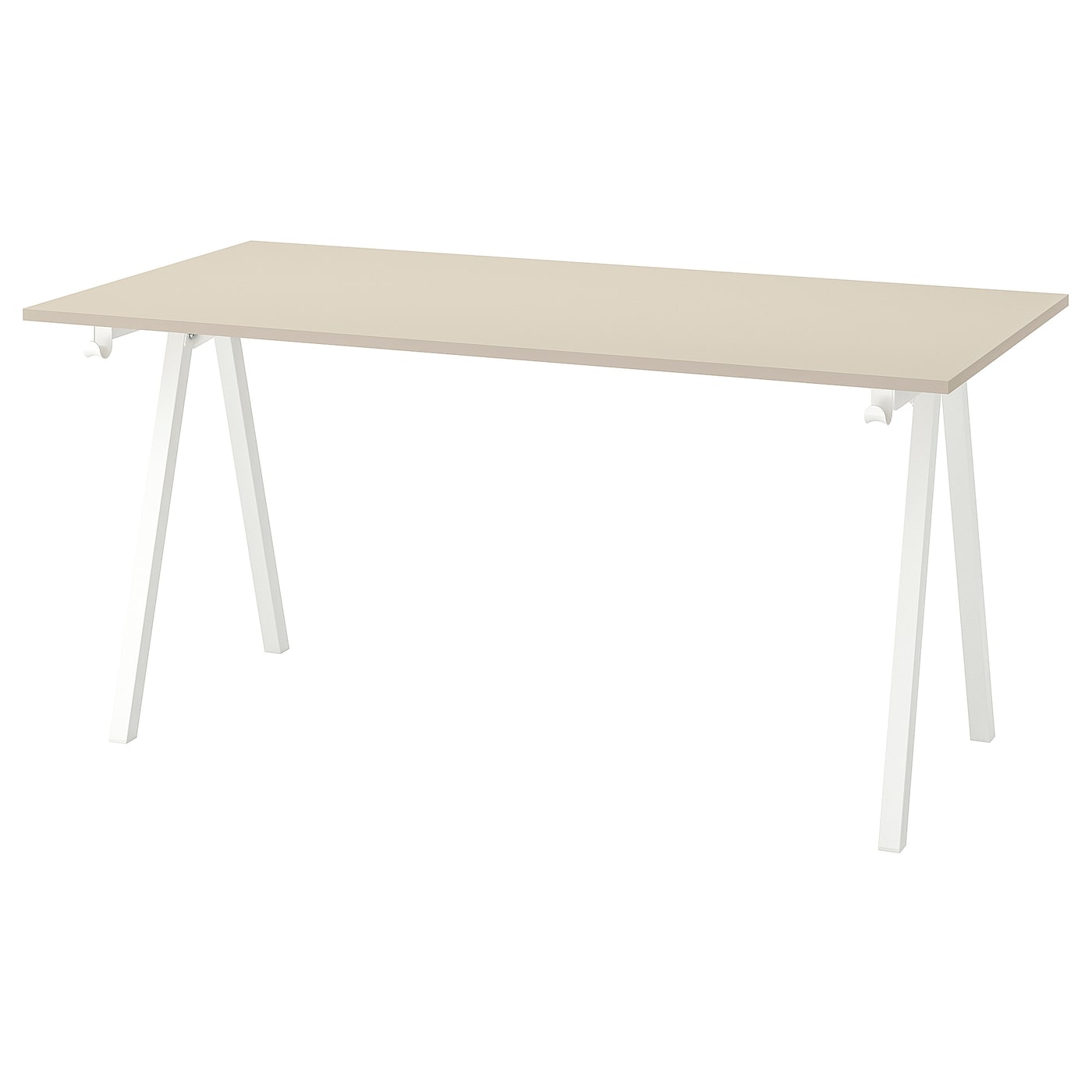 Письменный стол  - IKEA TROTTEN  /ТРОТТЕН ИКЕА, 160х75 см, бежевый