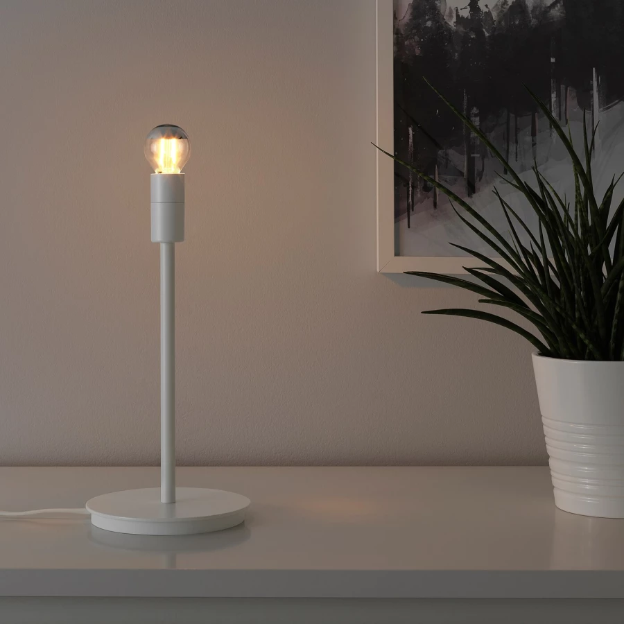 Лампа - SKAFTET IKEA/СКАФТЕТ ИКЕА, 30 см, белый (изображение №3)