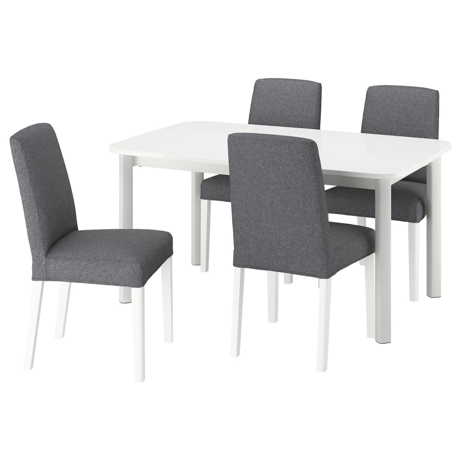 STRANDTORP / BERGMUND Стол и 4 стула ИКЕА (изображение №1)