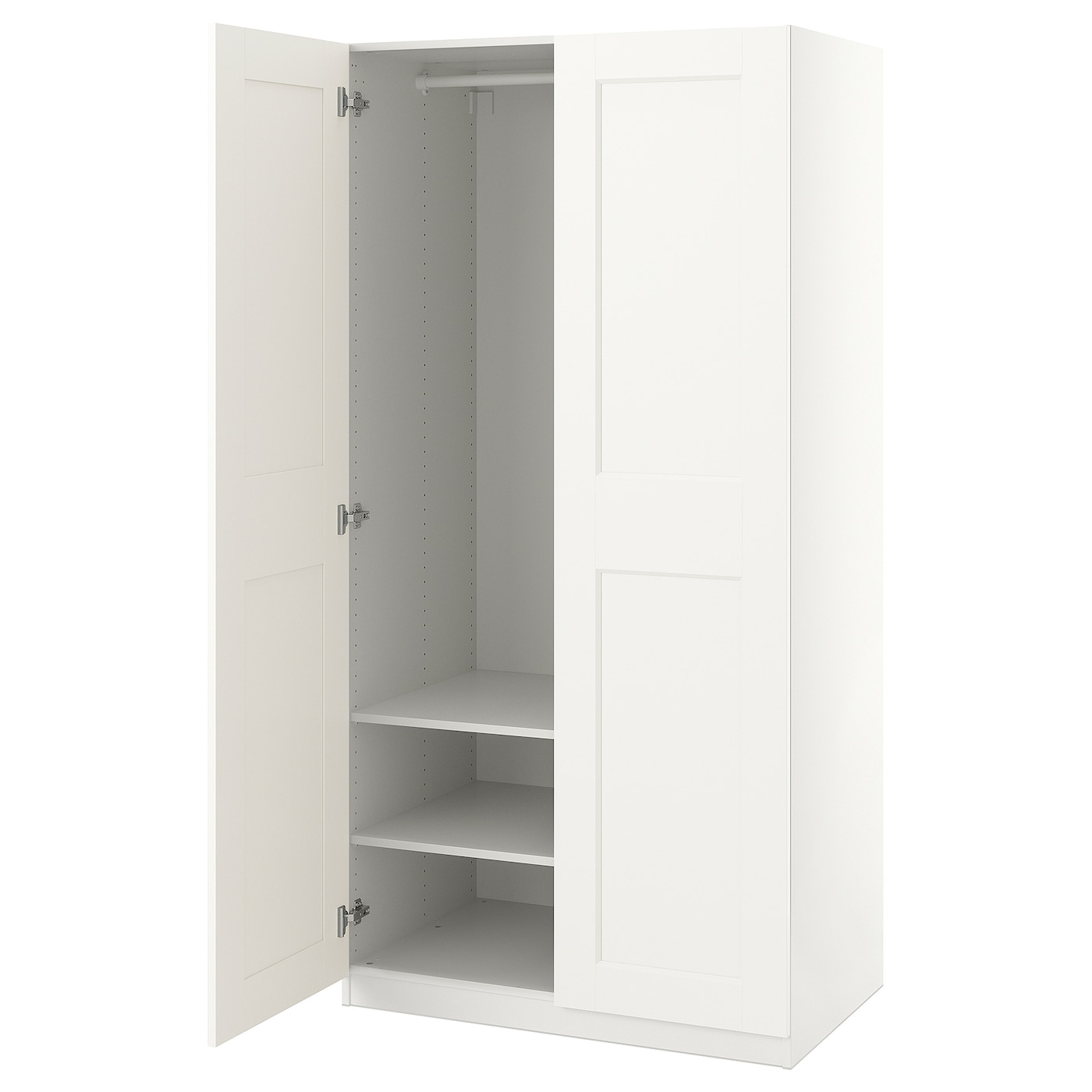 Гардероб - IKEA PAX/GRIMO/ ПАКС/ГРИМО ИКЕА, 100x60x201 см, белый