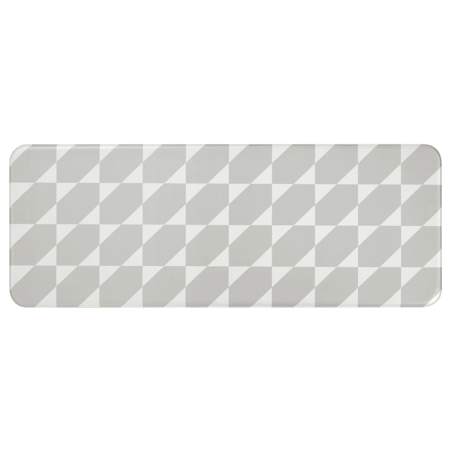Кухонный коврик - IKEA GÅNGPASSAGE/GANGPASSAGE/ГАНГПАССАЖЕ ИКЕА, 120х45 см, серый (изображение №1)