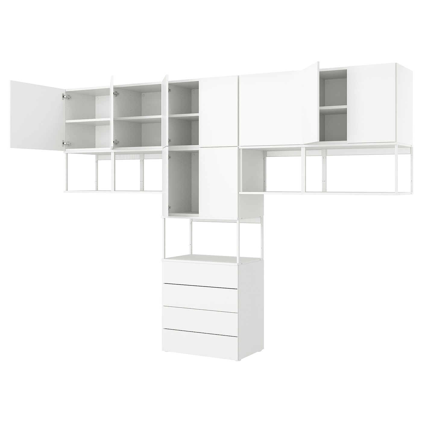 Комбинация для хранения - PLATSA  IKEA/ ПЛАТСА  ИКЕА, 241х340 см, белый