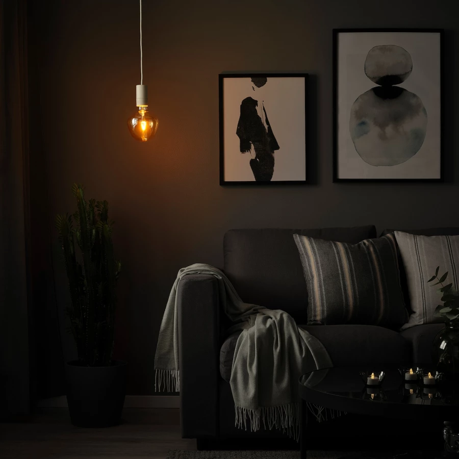 Светодиодная лампа E27 - IKEA MOLNART/МОЛЬНАРТ ИКЕА, 13,2 см (изображение №5)