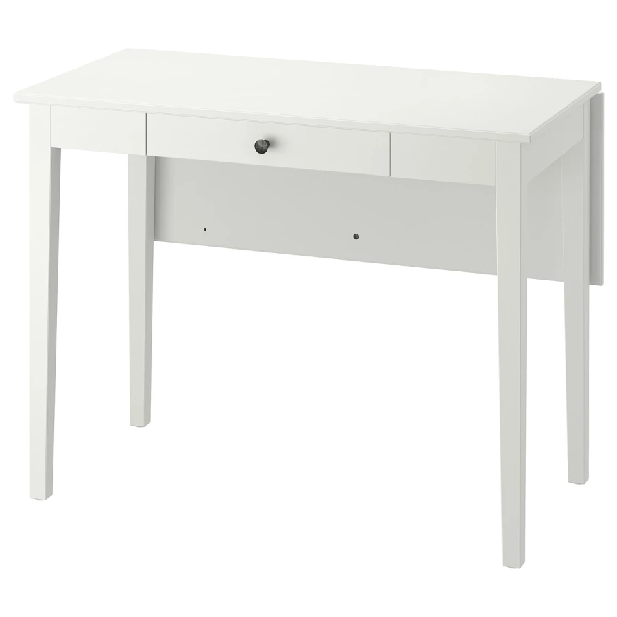 Раскладной кухонный стол - IKEA IDANÄS/IDANAS, 86/51х96х75 см, белый, ИДАНЭС ИКЕА (изображение №1)