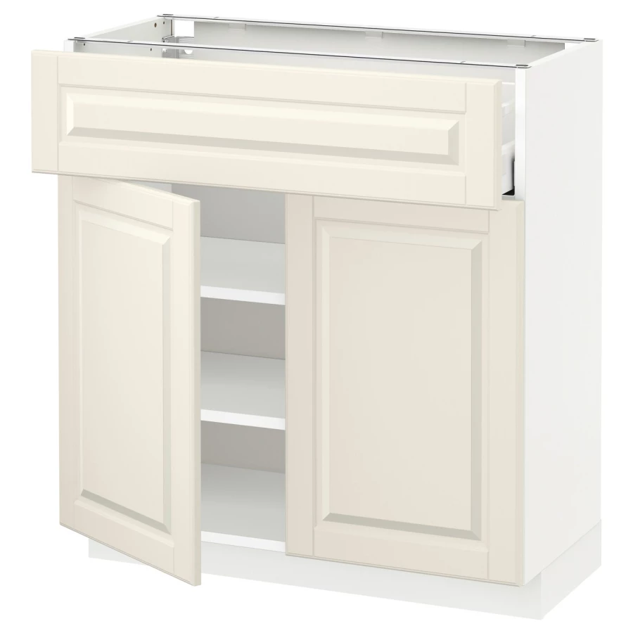 Напольный кухонный шкаф  - IKEA METOD MAXIMERA, 80x37x80см, белый, МЕТОД МАКСИМЕРА ИКЕА (изображение №1)