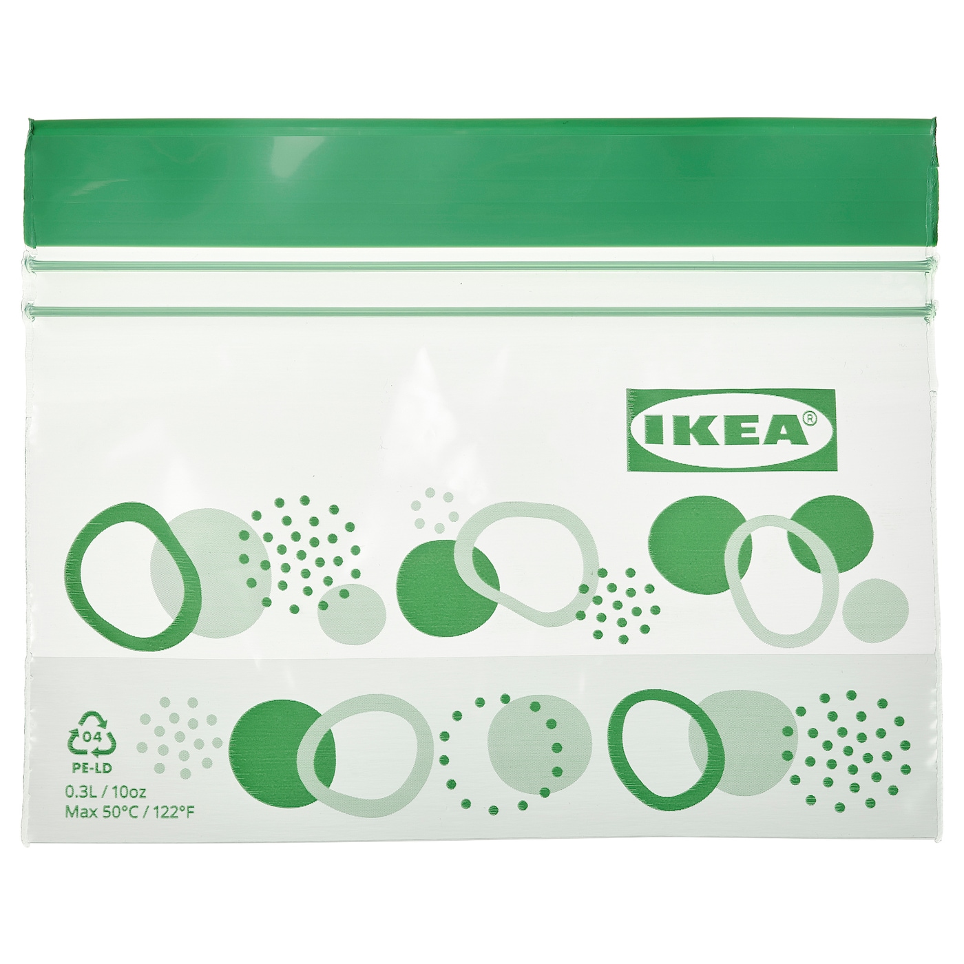 Пакет для продуктов, 25 шт. - IKEA ISTAD, 0.3 л, зеленый, ИСТАД ИКЕА