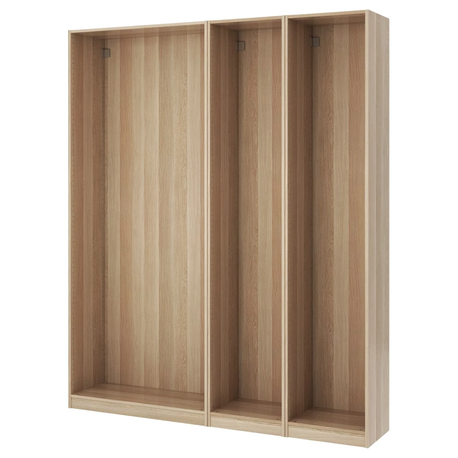 3 каркаса гардероба - PAX IKEA/ ПАКС ИКЕА, 200x35x236  см, коричневый (изображение №1)