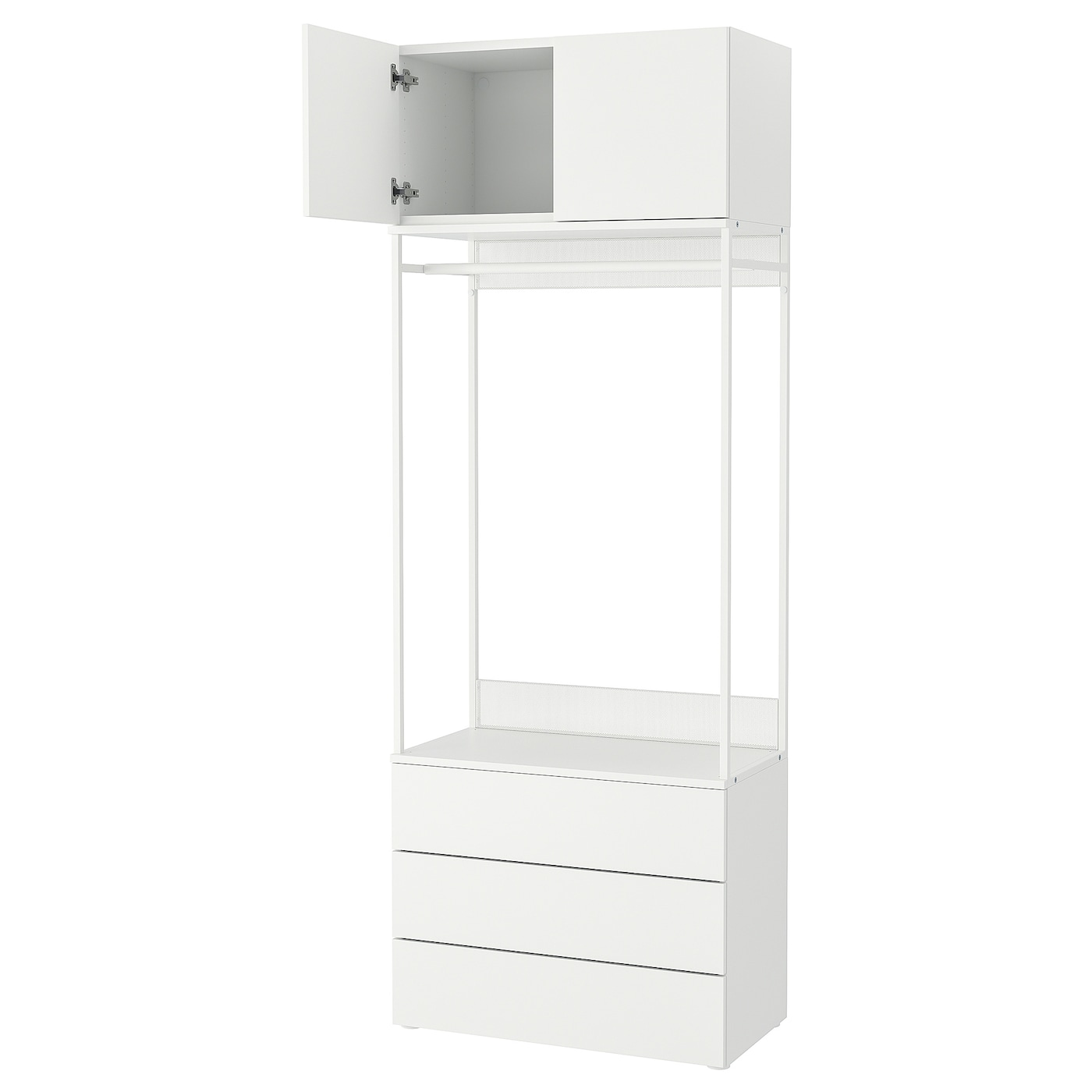 Комбинация для хранения - PLATSA  IKEA/ ПЛАТСА  ИКЕА, 221х80 см, белый