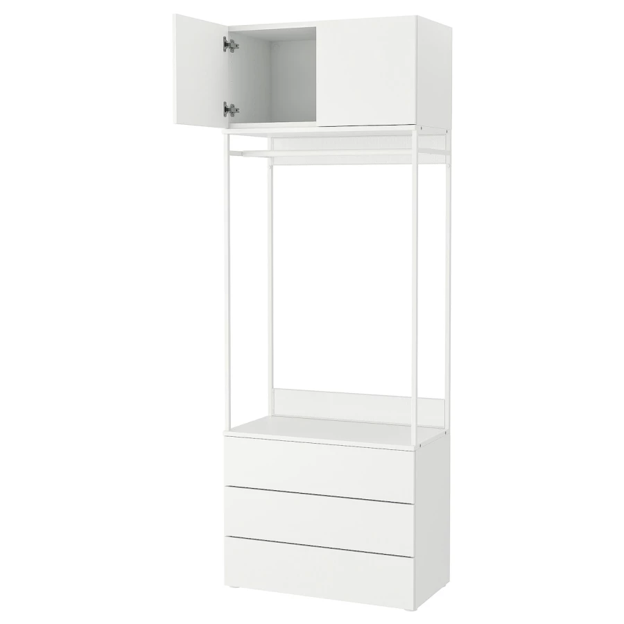 Комбинация для хранения - PLATSA  IKEA/ ПЛАТСА  ИКЕА, 221х80 см, белый (изображение №1)