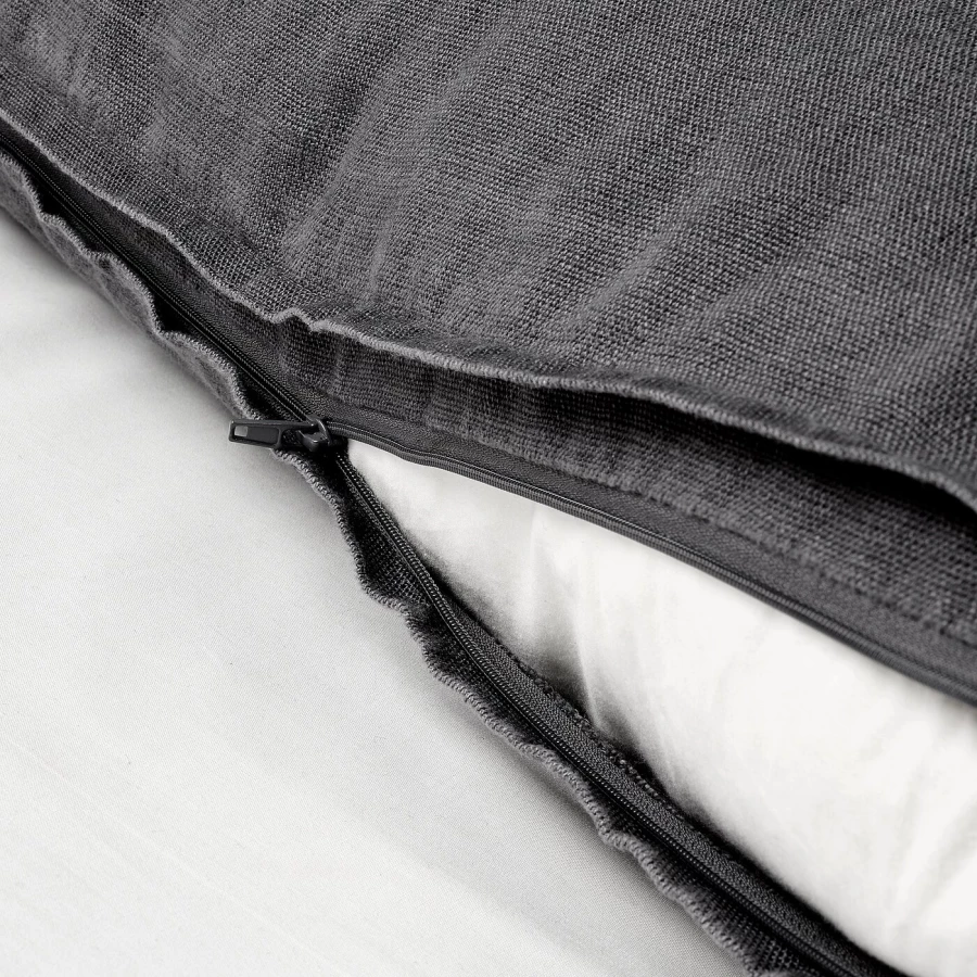 Чехол на подушку - DYTÅG /DYTАG  IKEA/ ДЮТОГ ИКЕА, 65х65 см,  темно-серый (изображение №3)