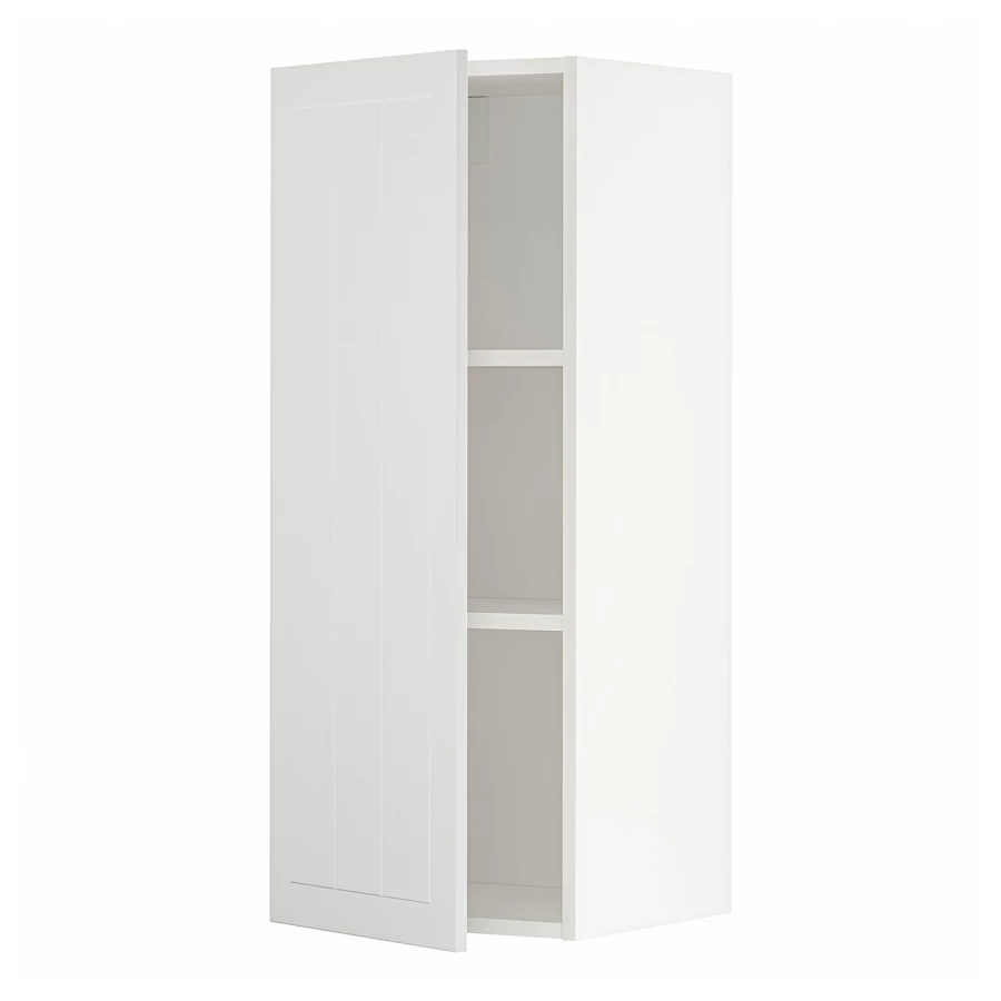 Навесной шкаф с полкой - METOD IKEA/ МЕТОД ИКЕА, 100х40 см, белый (изображение №1)