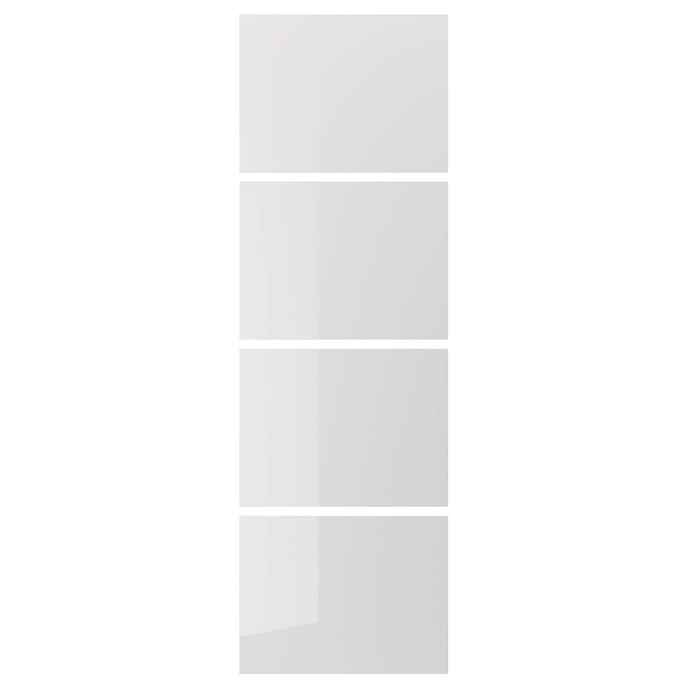 Панель - HOKKSUND  IKEA/ ХОККСУНД ИКЕА,  75x236 см, светло-серый