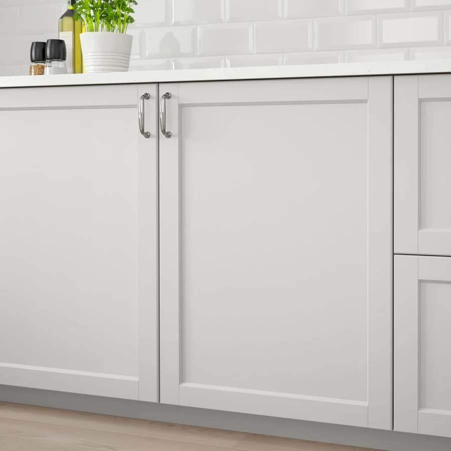 Передняя панель для посудомоечной машины - UPPLÖV /UPPLОV  IKEA/ УППЛЁВ  ИКЕА, 45х80 см, серый (изображение №3)