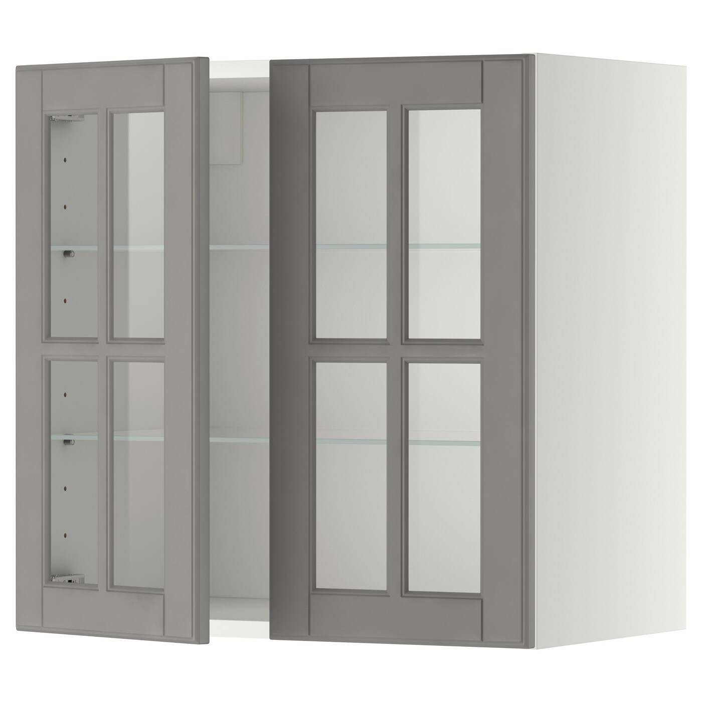 Шкаф- METOD IKEA/ МЕТОД ИКЕА, 60х60 см, серый/белый