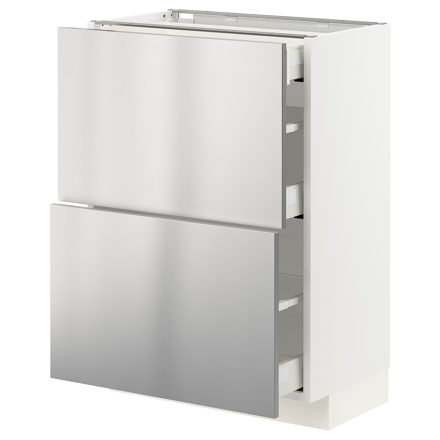 Напольный кухонный шкаф  - IKEA METOD MAXIMERA, 80x39,2x60см, белый/светло-серый, МЕТОД МАКСИМЕРА ИКЕА