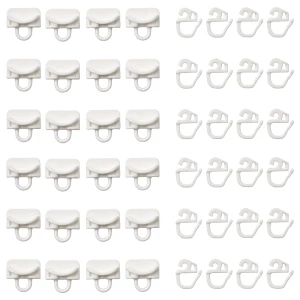 Крючки - VIDGA IKEA/ ВИДГА ИКЕА, 24 штуки, белый