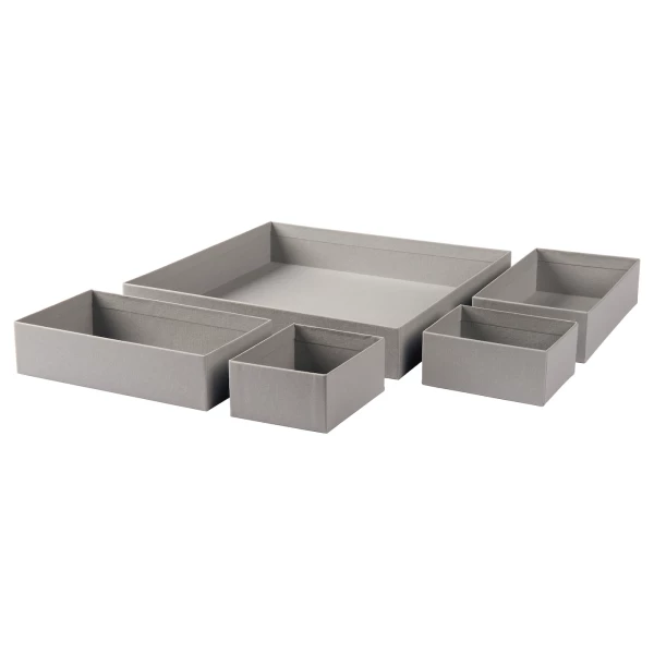 Коробка - GRÅSIDAN / GRАSIDAN IKEA/ ГРОСИДАН ИКЕА,  серый