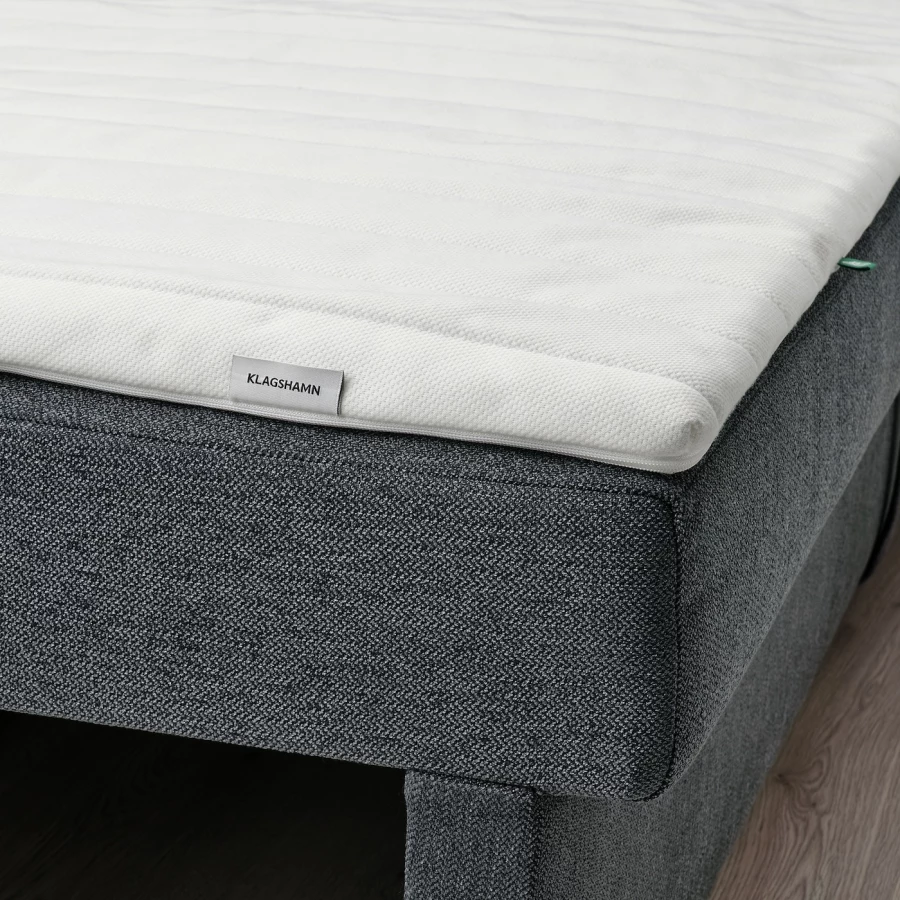 Подушка для спины - KLAGSHAMN IKEA/ КЛАГСХАМН ИКЕА,  200х140 см,  серый (изображение №4)