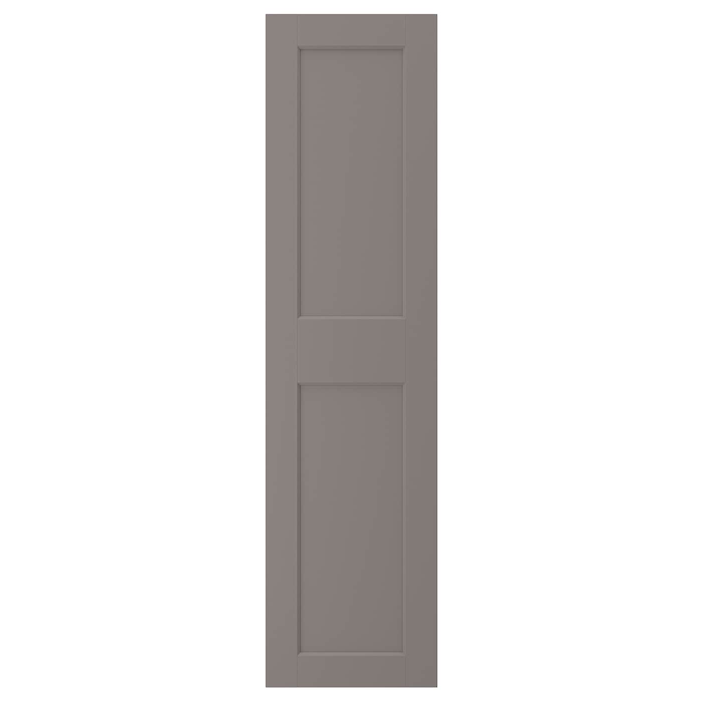 Дверца с петлями - GRIMO  IKEA/ ГРИМО ИКЕА, 195х50 см, серый