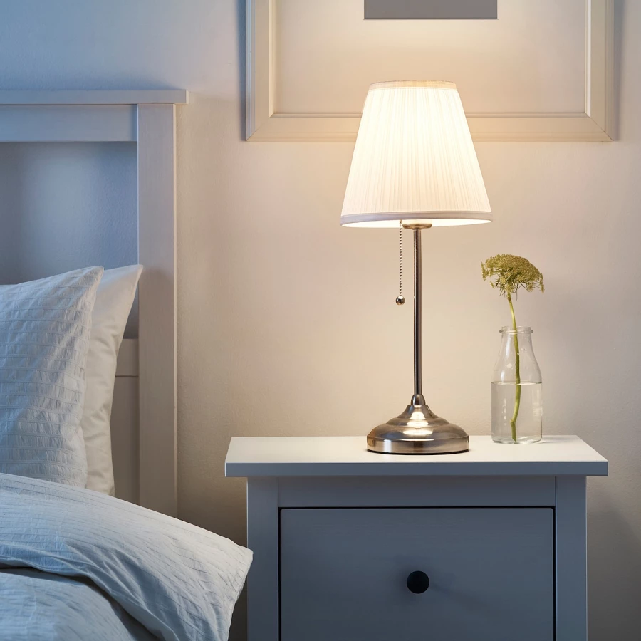 Лампа - ÅRSTID /АRSTID IKEA/ ОРСТИД ИКЕА,  55 см,  белый (изображение №2)