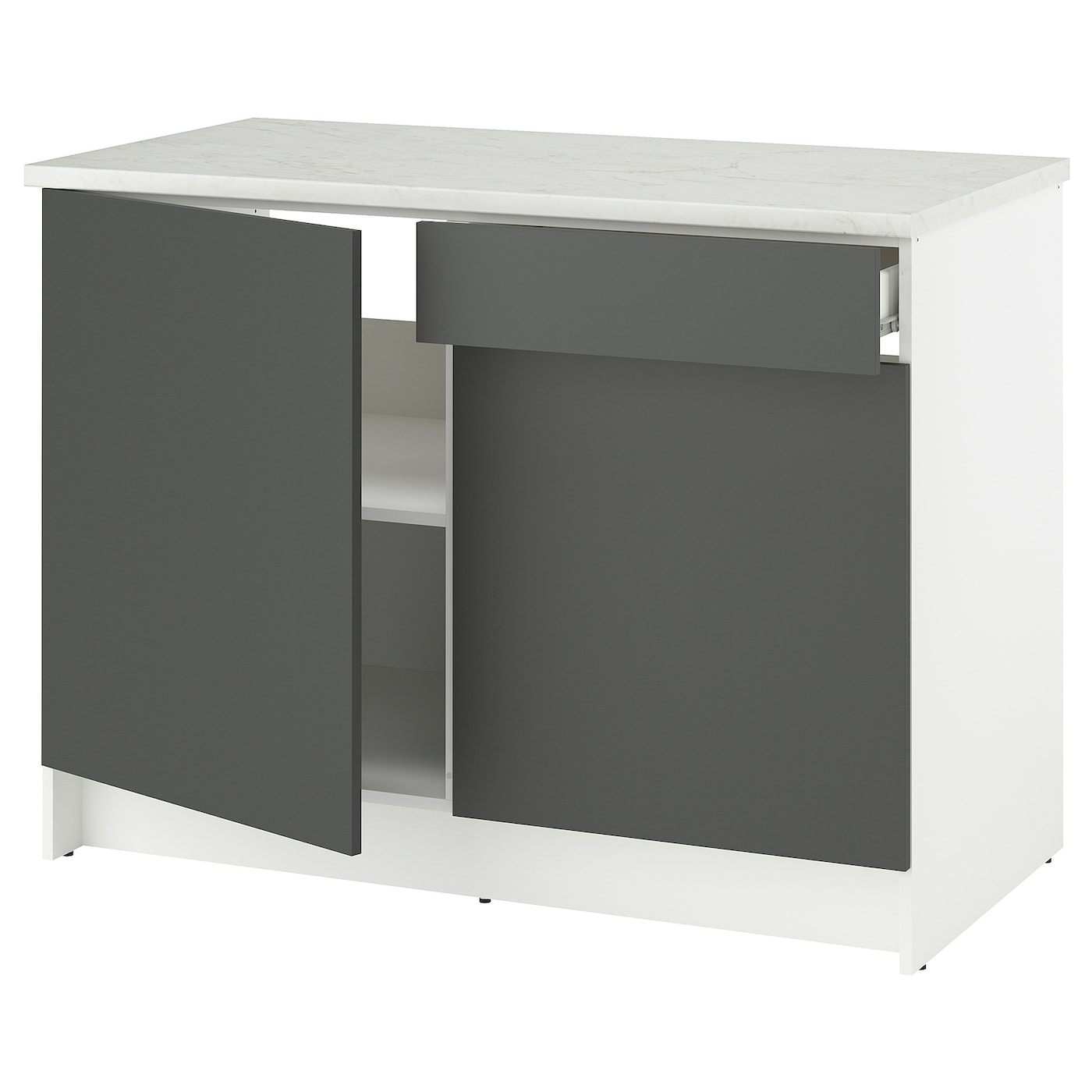 Напольный шкаф - IKEA KNOXHULT/ИКЕА КНОКСХУЛЬТ, белый