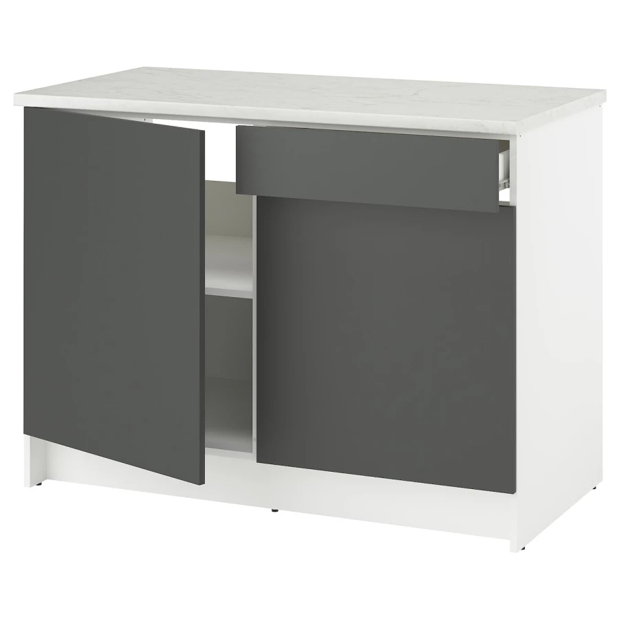 Напольный шкаф - IKEA KNOXHULT/ИКЕА КНОКСХУЛЬТ, белый (изображение №1)
