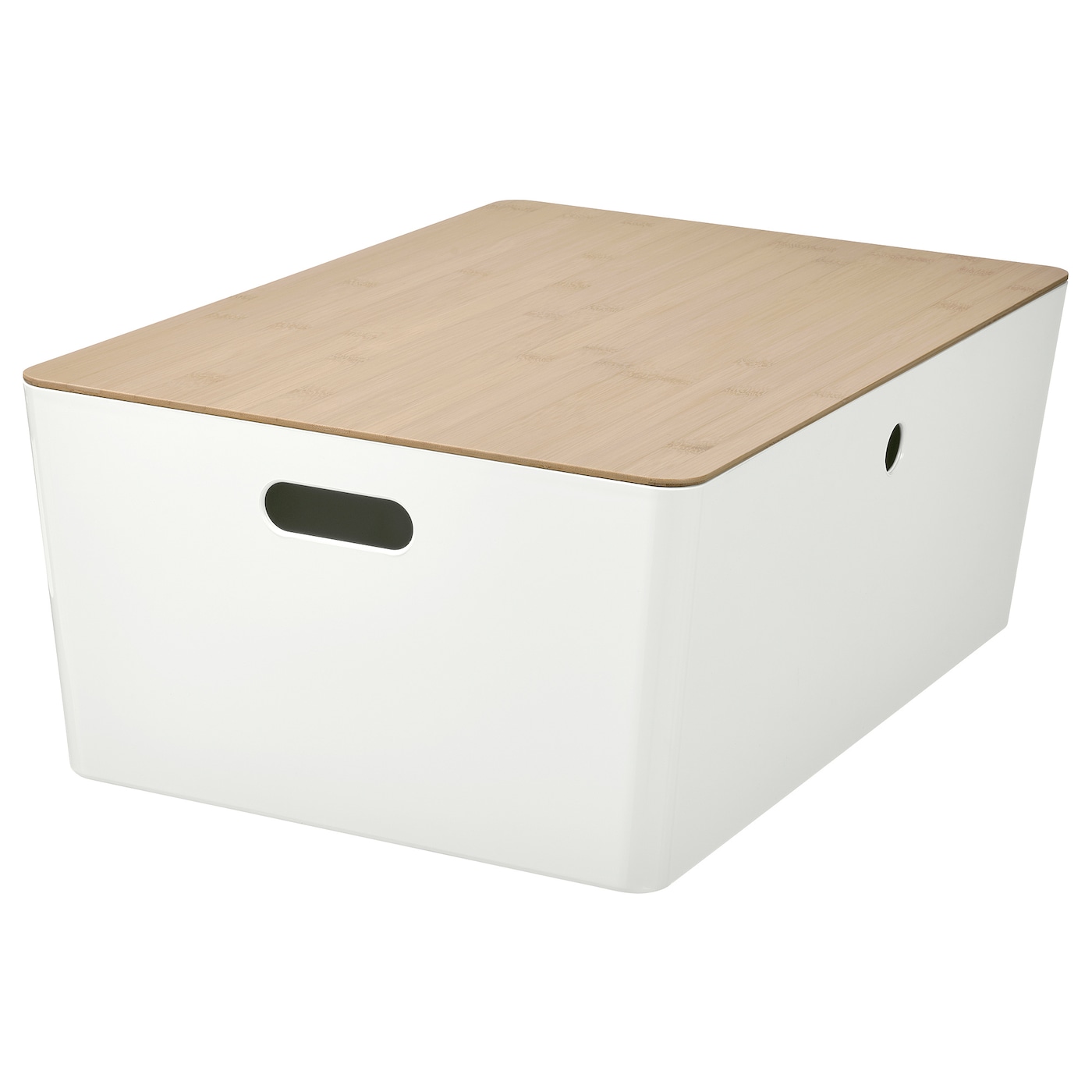Коробка с крышкой - KUGGIS IKEA/ КУГГИС ИКЕА,  белый