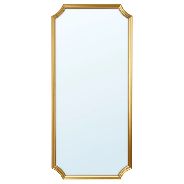 Зеркало - SVANSELE  IKEA/ СВАНСЕЛЕ ИКЕА, 73х158 см,  золотистый