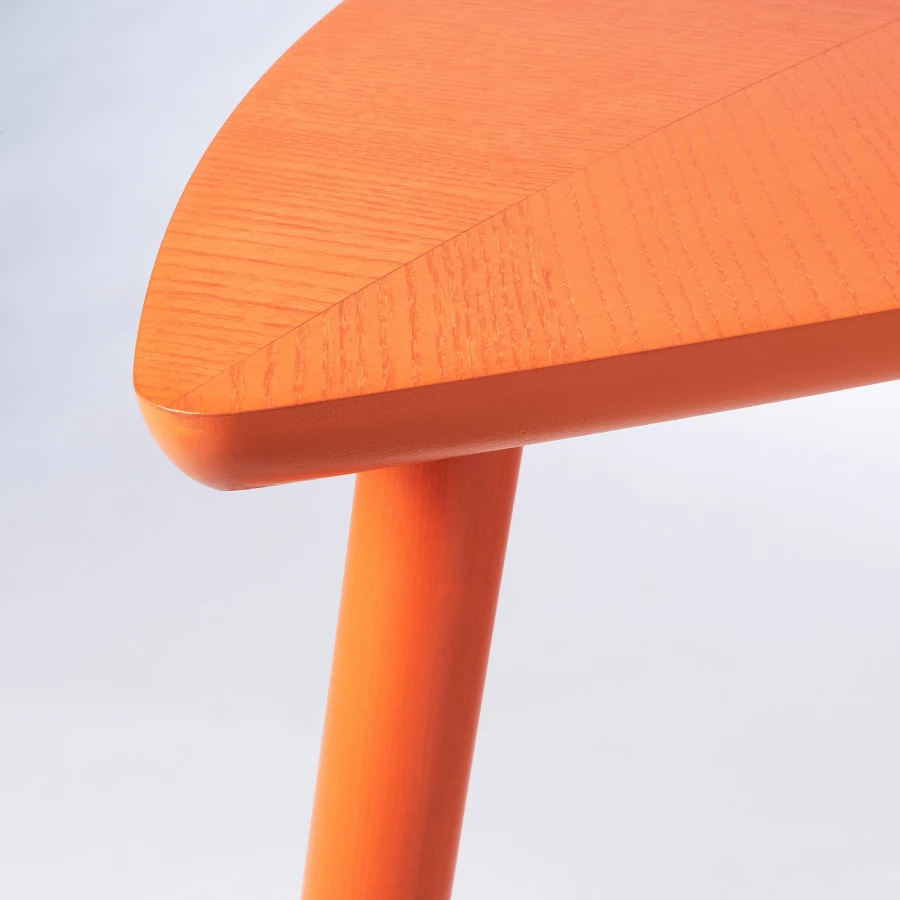 Журнальный столик - IKEA LÖVBACKEN/ЛЁВБАКЕН/ЛЕВБАКЕН ИКЕА, 77х39х51 см, оранжевый (изображение №3)