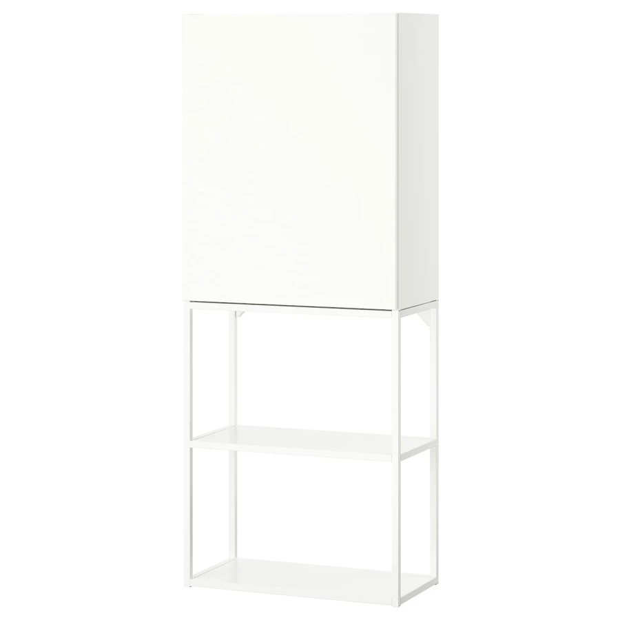 Навесной шкаф - ENHET IKEA/ ЭНХЕТ ИКЕА,   60x32x150 см, белый (изображение №1)