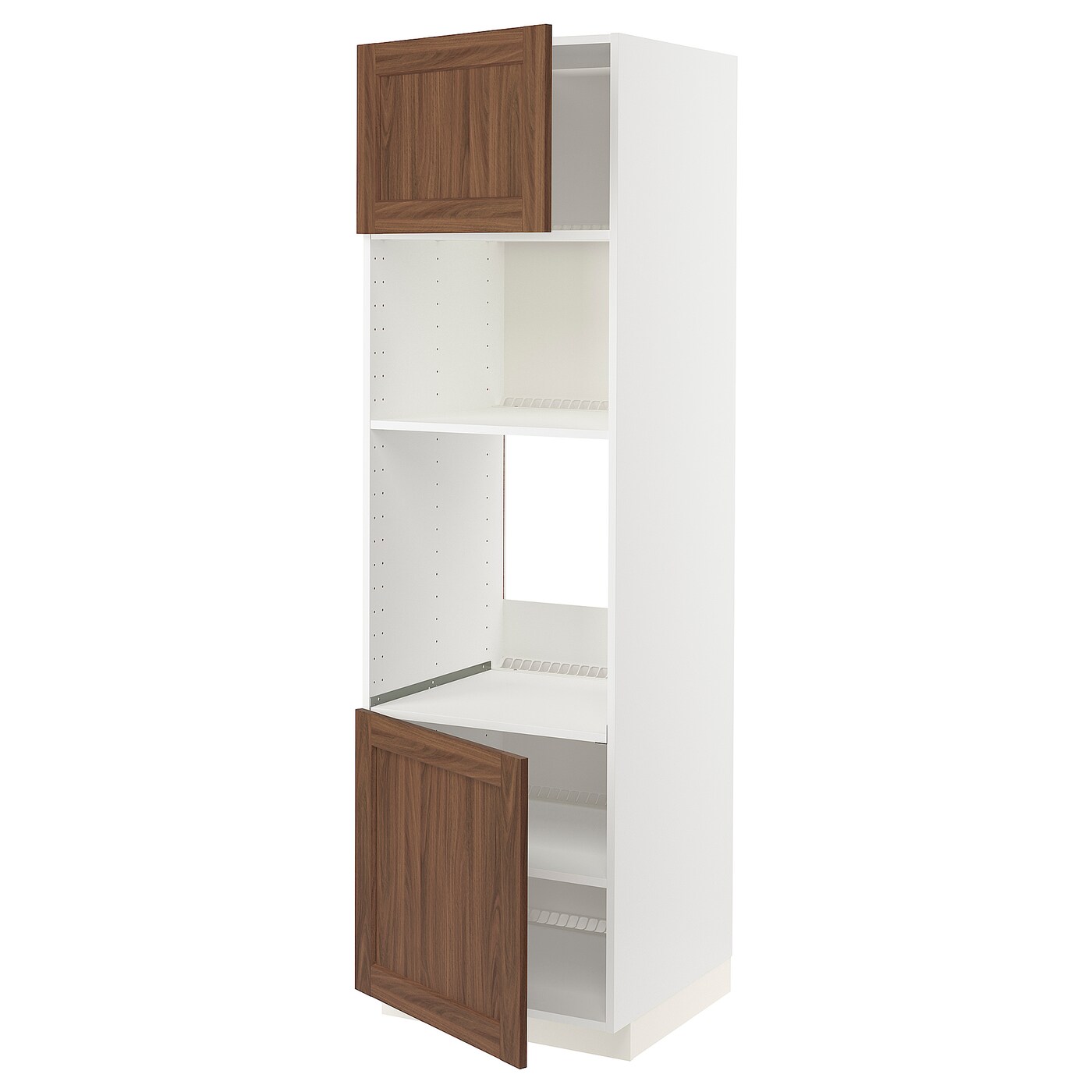 Шкафы-пеналы - METOD IKEA/ МЕТОД ИКЕА, 208х60 см,  белый/коричневый