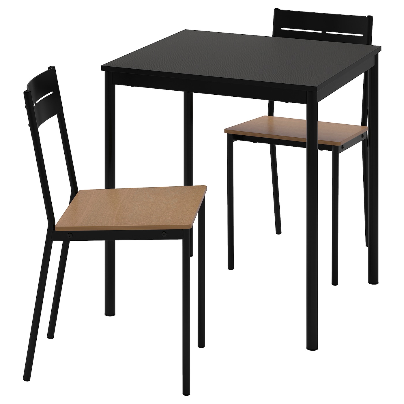 Кухонный стол - SANDSBERG IKEA/ САНДСБЕРГ ИКЕА, 75х67х67 см, черный