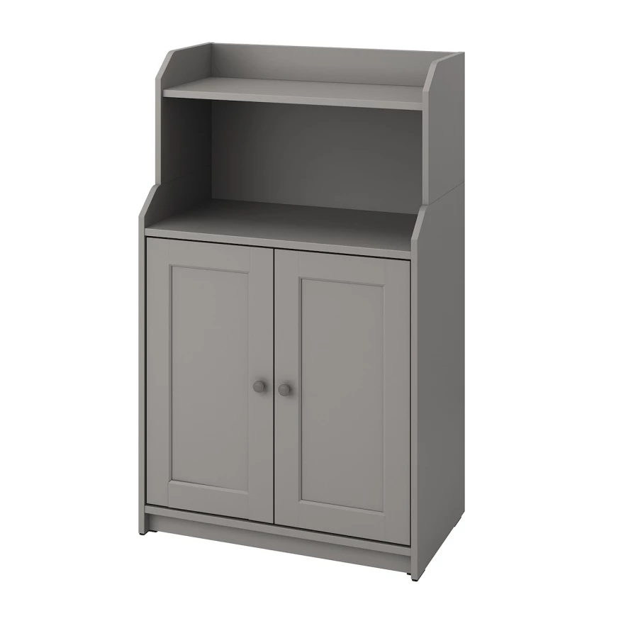 Шкаф - HAUGA IKEA/ХАУГА ИКЕА, 46х70х116 см, серый (изображение №1)