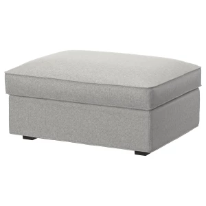 Табурет для ног с местом для хранения - IKEA KIVIK/КИВИК ИКЕА, 43х70х90 см, светло-серый