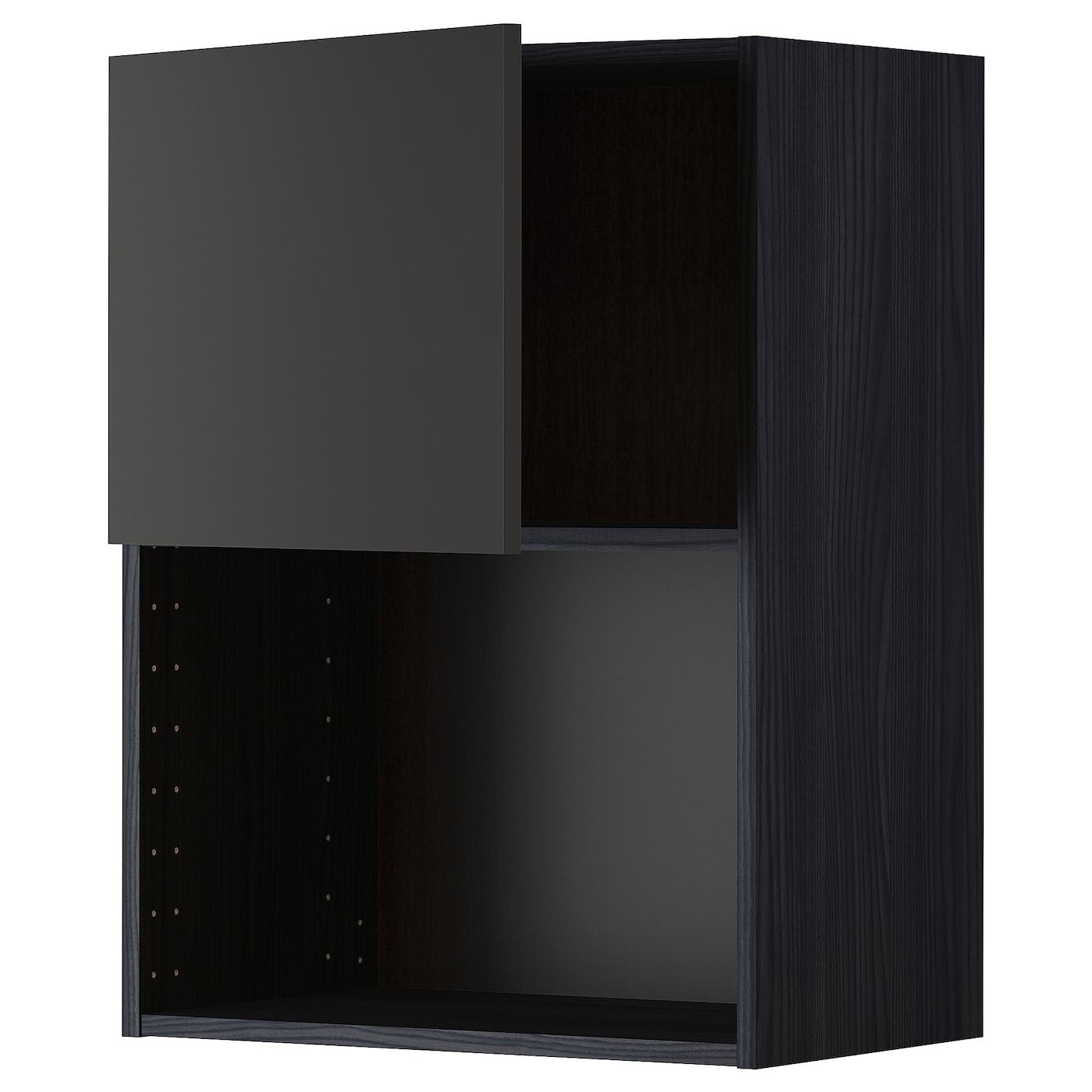 METOD Навесной шкаф - METOD IKEA/ МЕТОД ИКЕА, 80х60 см, черный