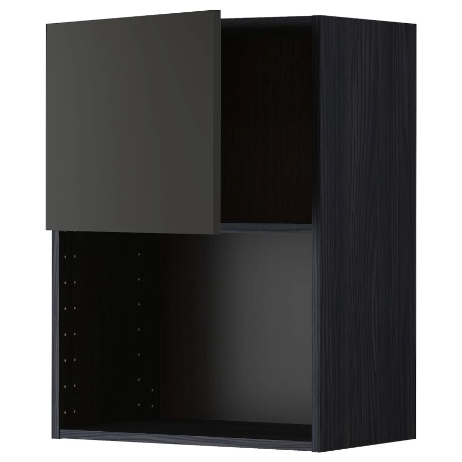 METOD Навесной шкаф - METOD IKEA/ МЕТОД ИКЕА, 80х60 см, черный (изображение №1)