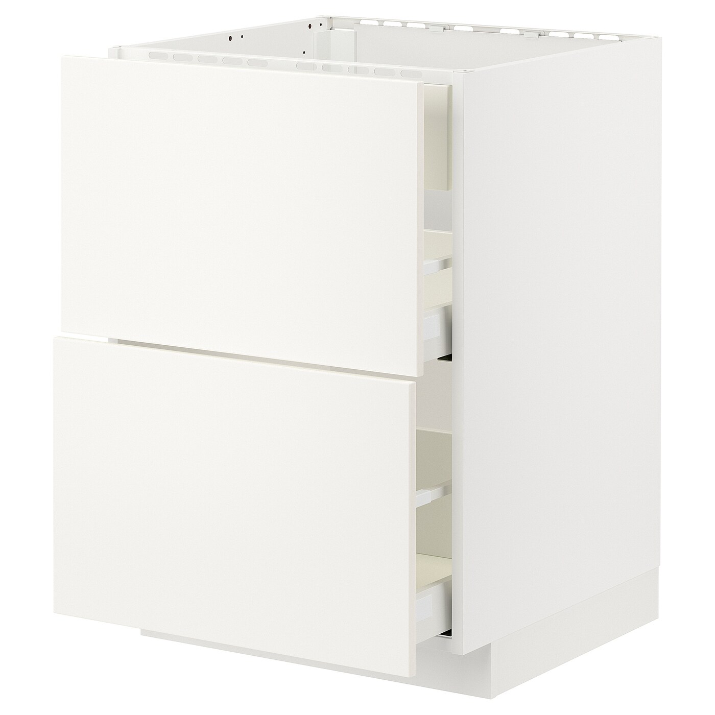 Напольный кухонный шкаф  - IKEA METOD MAXIMERA, 88x67,5x127,5см, белый, МЕТОД МАКСИМЕРА ИКЕА