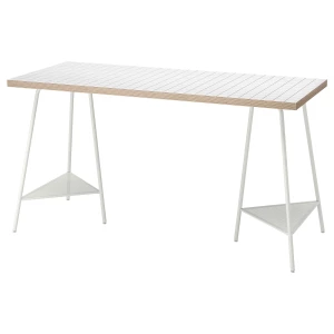 Письменный стол - IKEA LAGKAPTEN/TILLSLAG, 140х60 см, белый/зеленый, ЛАГКАПТЕН/ТИЛЛЬСЛАГ ИКЕА