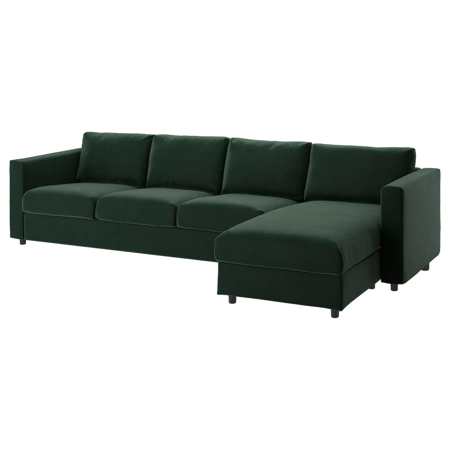 VIMLE Чехол на 4-местный диван с шезлонгом/Дюпарп ИКЕА (изображение №1)