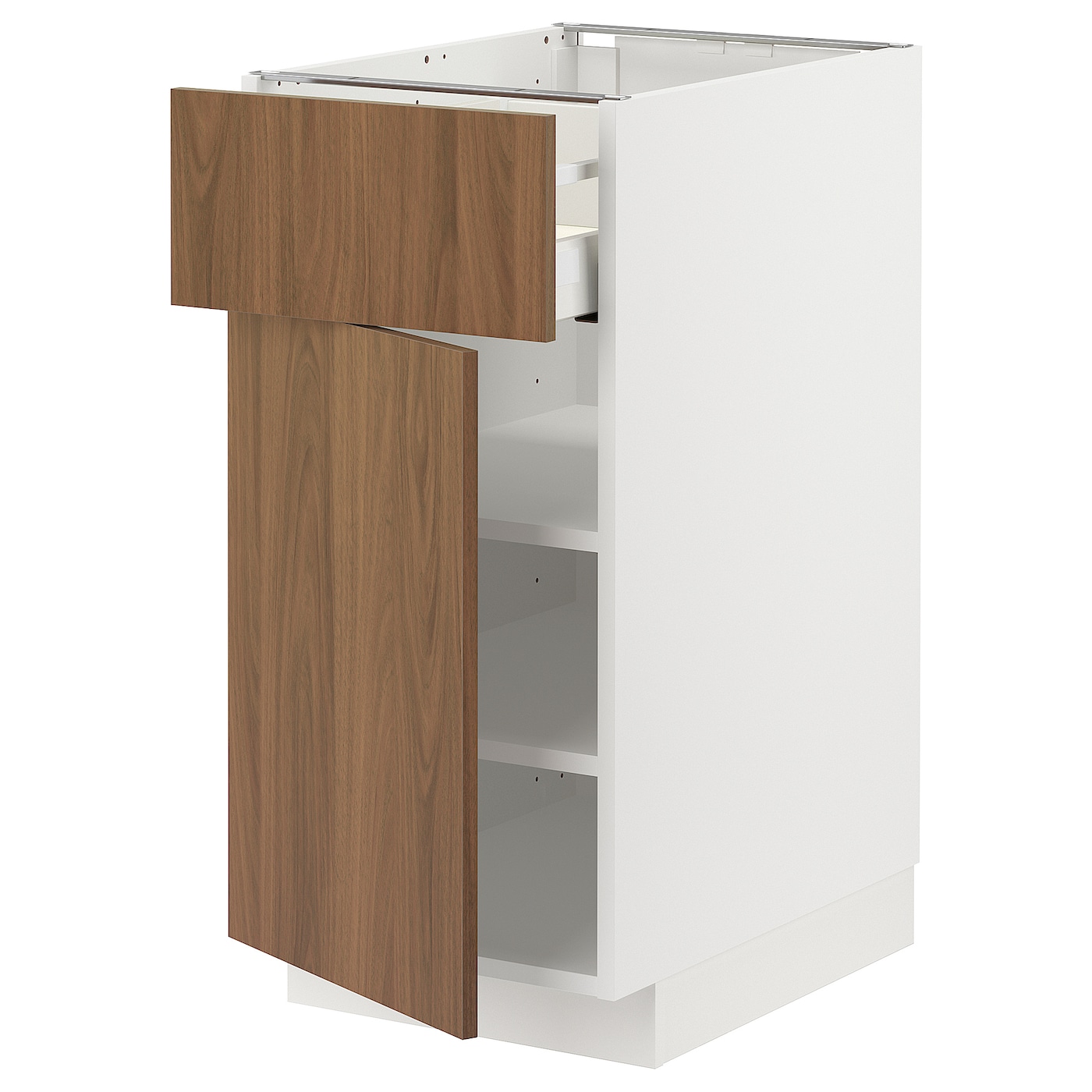 Напольный шкаф - METOD / MAXIMERA IKEA/ МЕТОД/ МАКСИМЕРА ИКЕА,  40х60 см, белый/коричневый