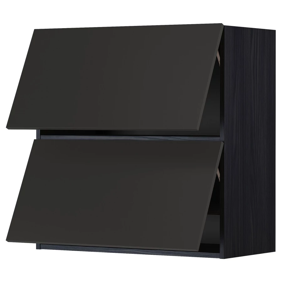 Навесной шкаф  - METOD  IKEA/  МЕТОД ИКЕА, 80х80 см, черный (изображение №1)