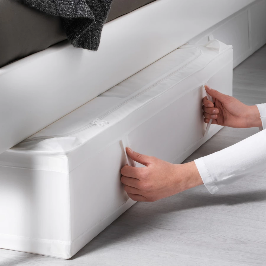 Ящик для хранения - SKUBB IKEA/ СКУББ ИКЕА, 93х55х19 см, белый (изображение №9)
