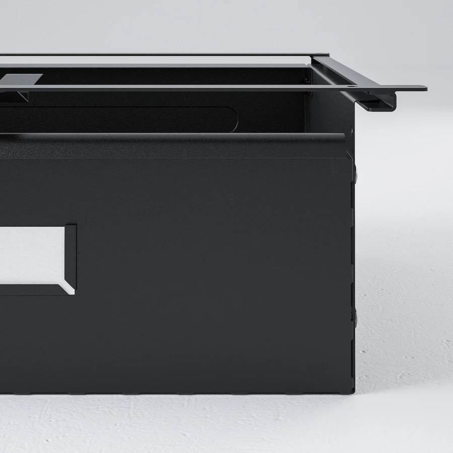 Ящик - IKEA IVAR/ИВАР ИКЕА, 14х30х39 см, черный (изображение №2)