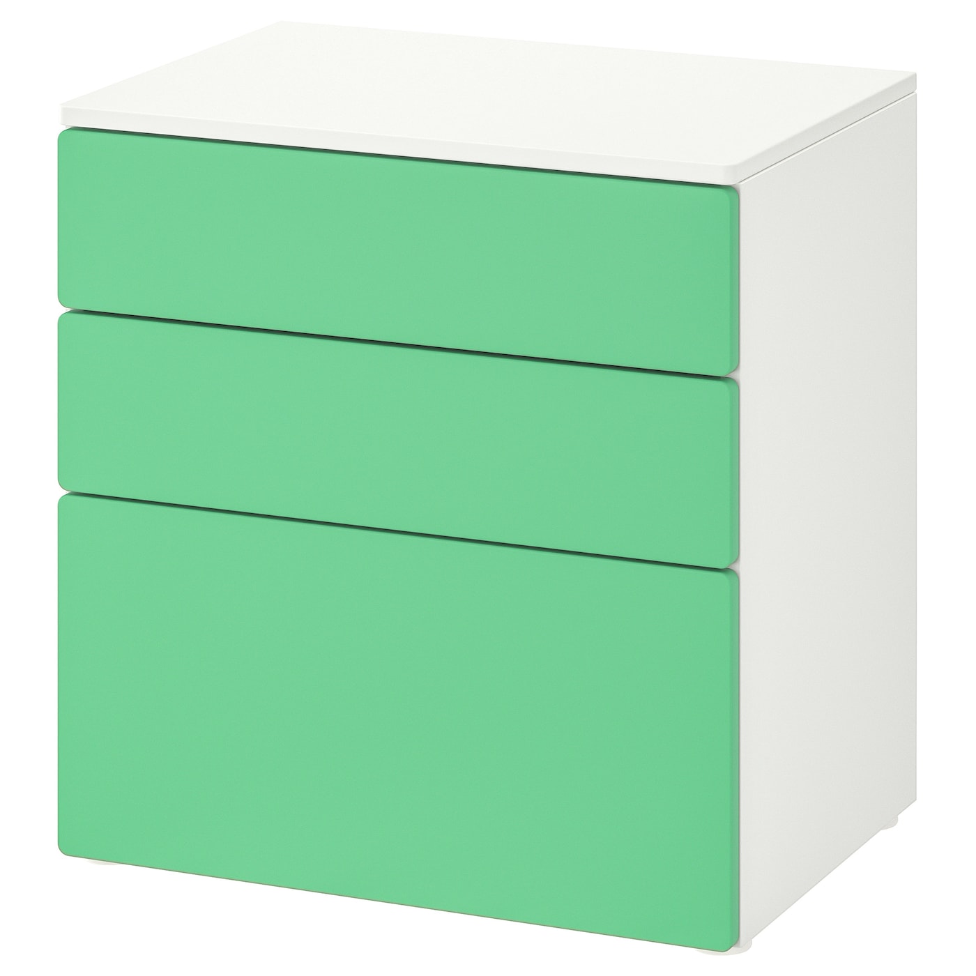 Шкаф - PLATSA/ SMÅSTAD / SMАSTAD  IKEA/ ПЛАТСА/СМОСТАД  ИКЕА, 60x42x63 см, белый/зеленый