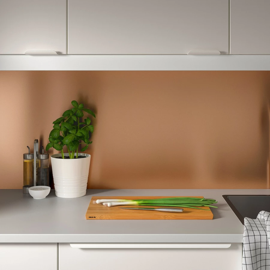 Настенная панель - LYSEKIL IKEA/ ЛИСЕКИЛ  ИКЕА,  120х55 см,  коричневый/серый (изображение №3)