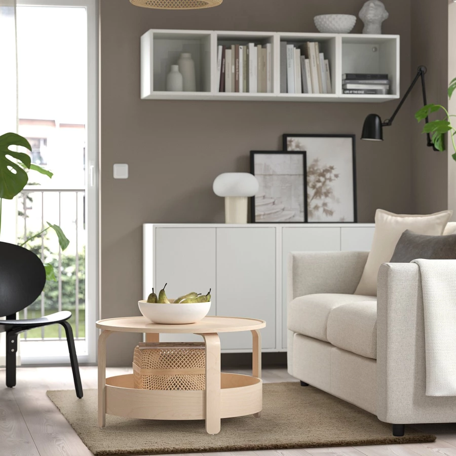 Ковер с низким ворсом - IKEA STOENSE/СТОЕНСЕ ИКЕА, 133х195 см, бежевый (изображение №5)