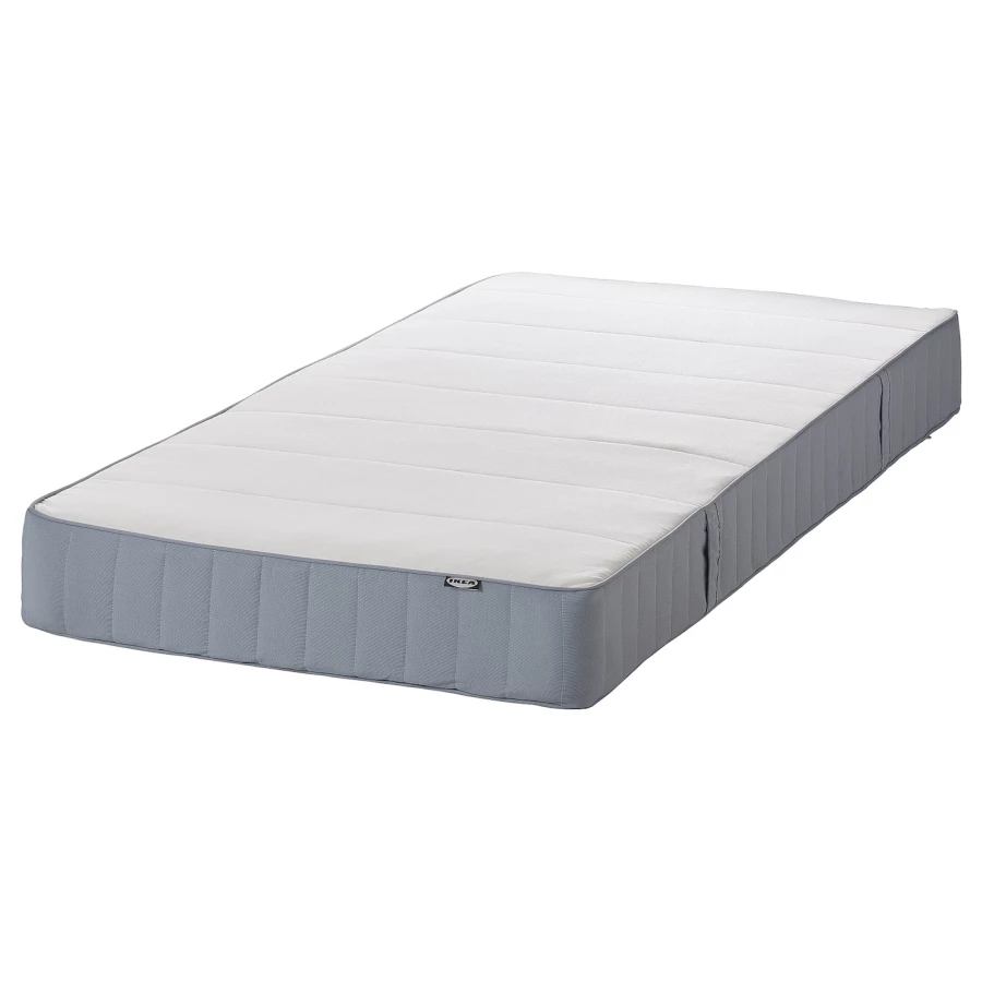 Континентальная кровать - IKEA ESPEVÄR/ESPEVAR/VESTMARKA, 200х180 см, матрас жесткий/средне-жесткий, белый, ЭСПЕВАР/ВЕСТМАРКА ИКЕА (изображение №2)