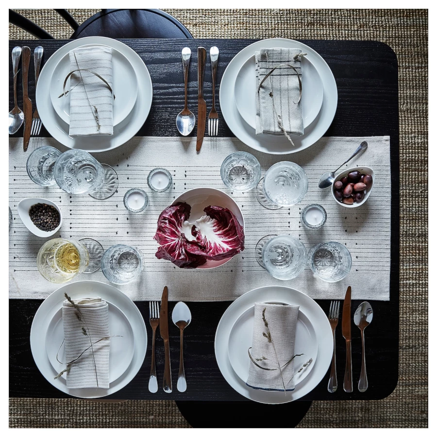 Набор тарелок, 2 шт. - IKEA FRÖJDEFULL/FROJDEFULL, 19 см, белый, ФРЁЙДЕФУЛЛ ИКЕА (изображение №6)